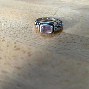 Silpada amethyst ring size 6